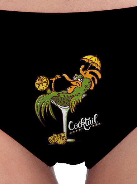 Cocktail női bugyik Black