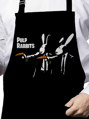 Pulp Rabbits kötény Black