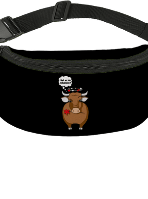 Tehén és bika övtáska Black