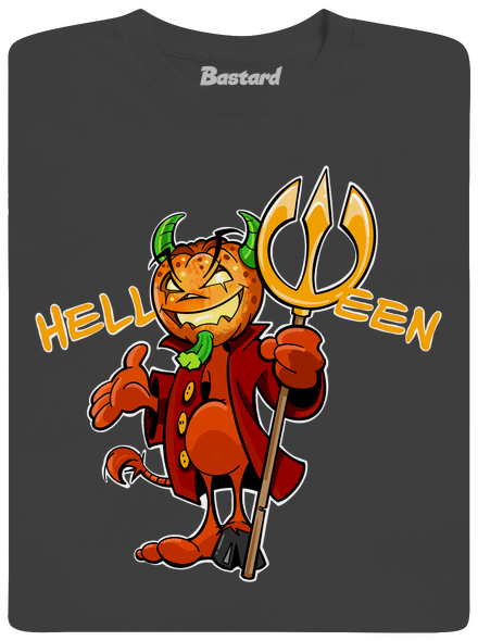 Helloween férfi hosszú ujjú póló Dark Grey
