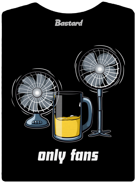 Only fans prémium női póló Black