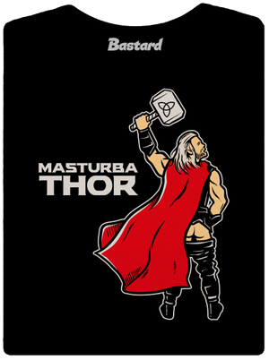 Masturbathor prémium női póló Black