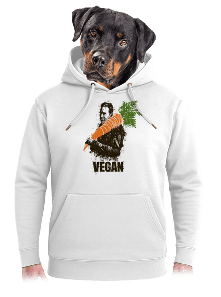 Vegán unisex prémium pulóver Snowwhite