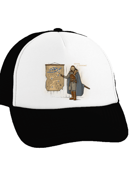 Winter teherautós sapka Black cap