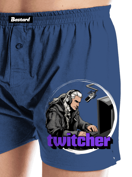 Twitcher férfi alsó nadrág Blue