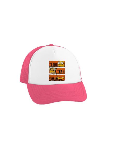 A Jó, a Rossz és a Banán teherautós sapka Fluorescent Pink cap