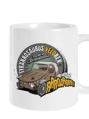 Tyrannosaurus Velorex hagyományos bögre White