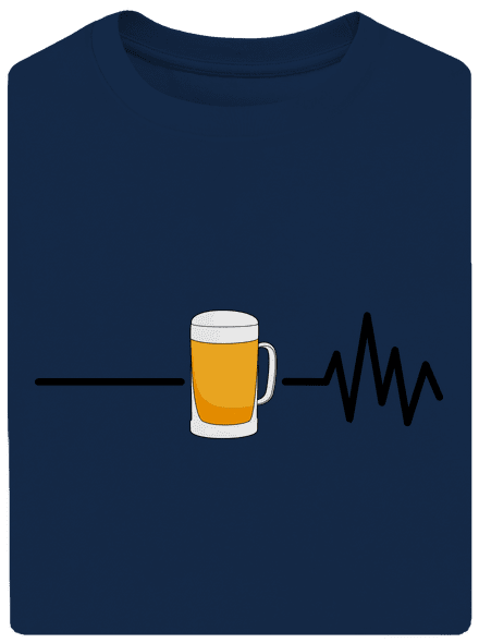 Beer help unisex túlméretezett póló Midnight Blue