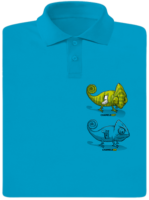 ChameleON ChameleOFF férfi pólóingek Blue Atol