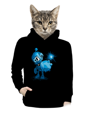 női kenguruzsebes pulóver