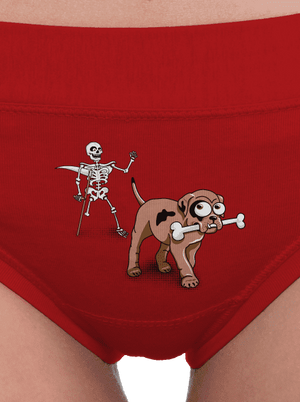 Csontváz női bugyik Red Mal