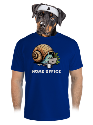 Sneka home office férfi sportpóló Royal Blue Mal