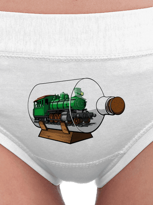 Mozdony egy palackban női bugyik White