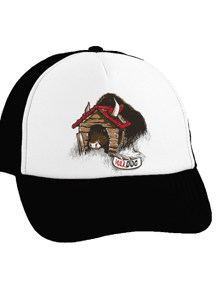 Bulldog teherautós sapka Black cap