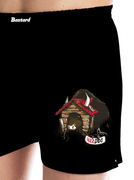 Bulldog férfi alsó nadrág Black