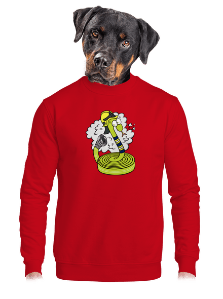 Tömlőt unisex crewneck Red
