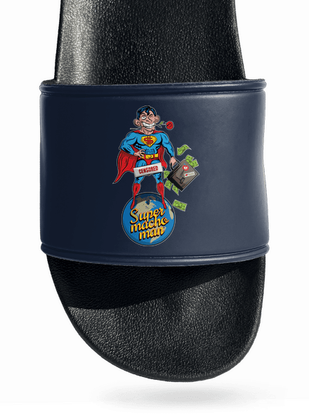 Supermachoman papucs Navy