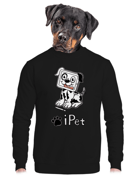 iPet unisex crewneck Black