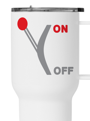 On Off termosz bögre White