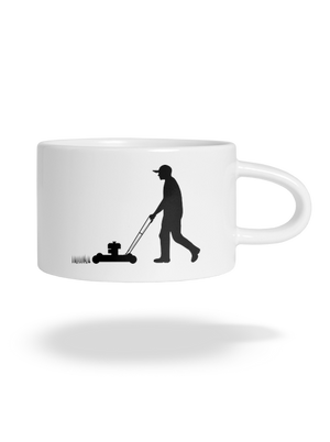 Kaszálógép macaron bögre White