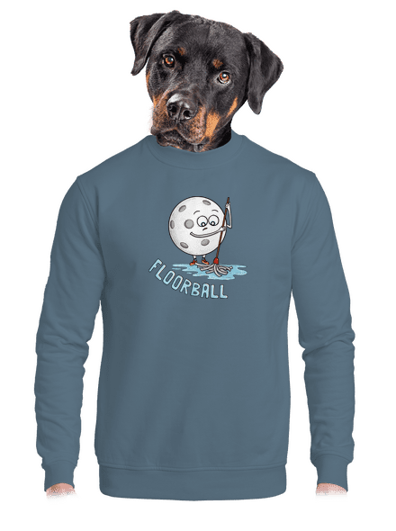 Floorball unisex crewneck Nordic Blue