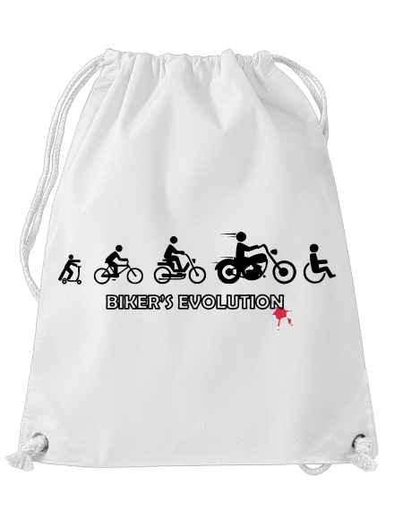 Bikers evolution hátizsák White