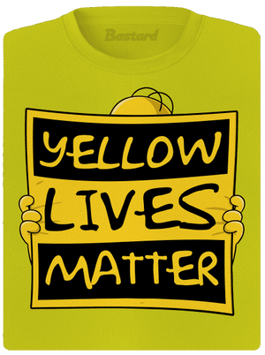 Yellow lives matter női sportpóló Neon Yellow