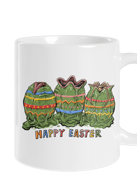 Happy easter hagyományos bögre White