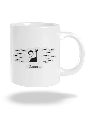 Oouuu nagy bögre White