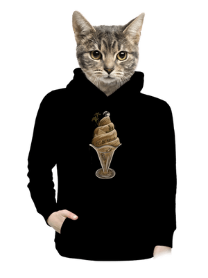 női kenguruzsebes pulóver