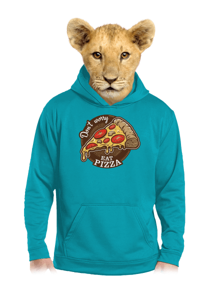 Pizza gyerek kenguruzsebes pulóver Hawaiian Blue