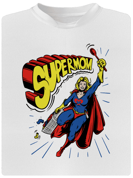 Supermom férfi sportpóló White