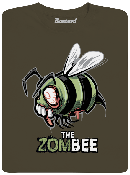 ZomBee férfi hosszú ujjú póló Urban Khaki