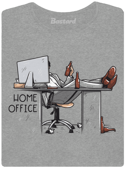 Home office női póló Dark Gray Melange