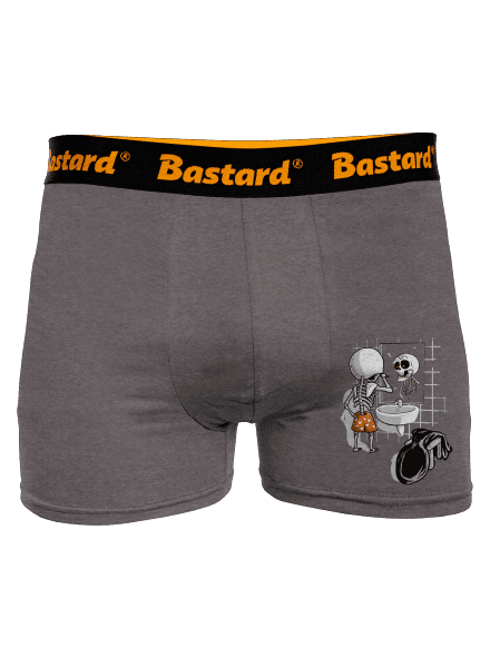 Jó reggelt kívánok boxeralsó Gray Melange