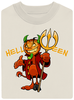 Helloween unisex crewneck Off White