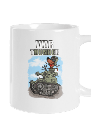 War Hunde hagyományos bögre White