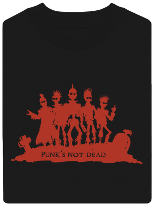 Punks not dead! unisex crewneck Black