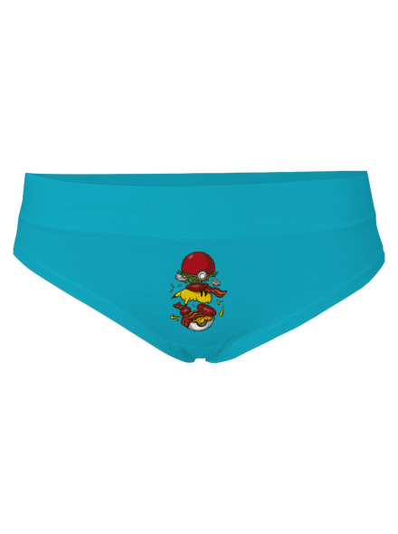 Pokémon burger női bugyik Turquoise