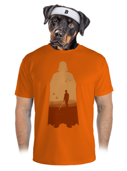 Skywalker férfi sportpóló Neon Orange