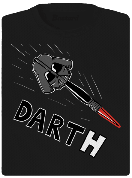 Dart(h) női sportpóló Black