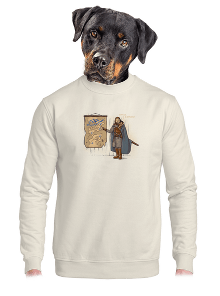 Winter unisex crewneck Off White