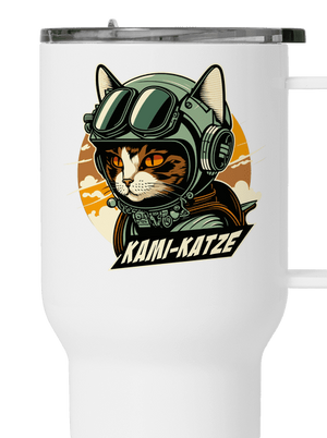 Kami-Katze termosz bögre White