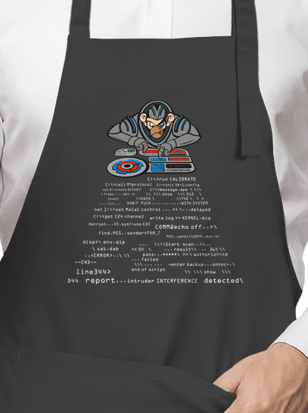 Coder ape kötény Dark Grey
