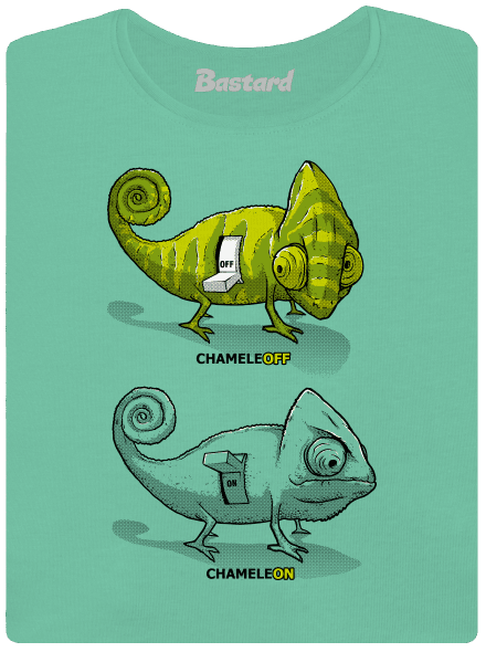 ChameleON ChameleOFF prémium női póló Mint Mal