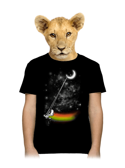 Unicorn universe gyerek póló Black
