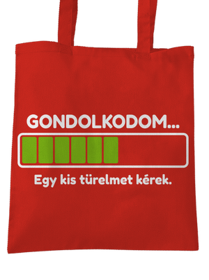 Gondolkodom táska Bright Red