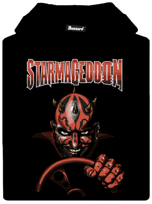 Starmageddon gyerek kenguruzsebes pulóver Black