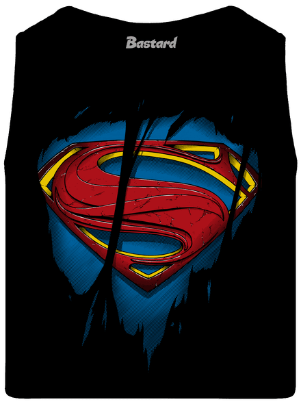 Superman Inside férfi trikó Black