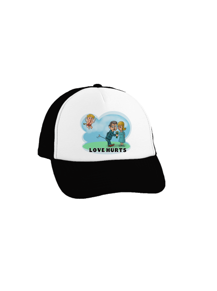 Love hurts teherautós sapka Black cap